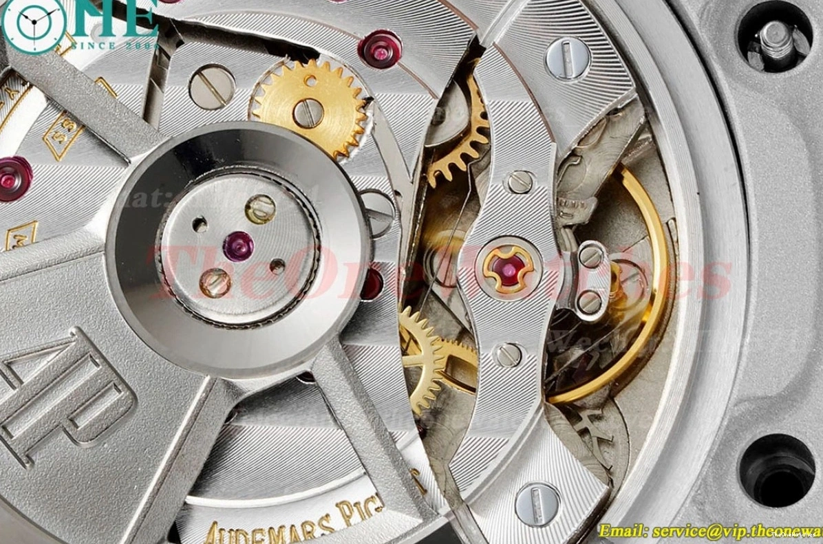 RSF RU A3126 44mm Royal Offshore SS Blue Stk Grey Oak 1218